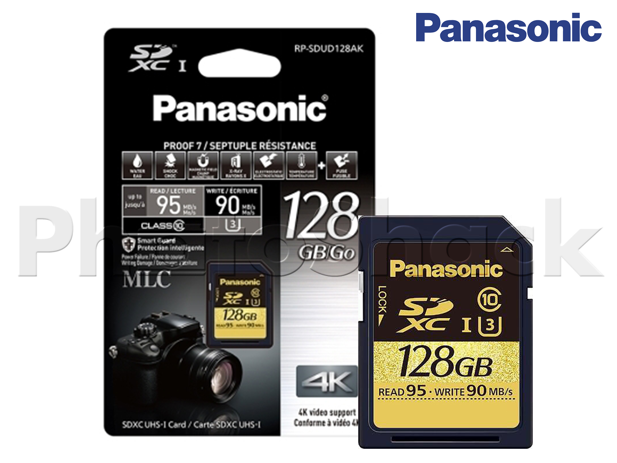 Panasonic SD Card 128GB RPSDUD128 Photoshack New Zealand