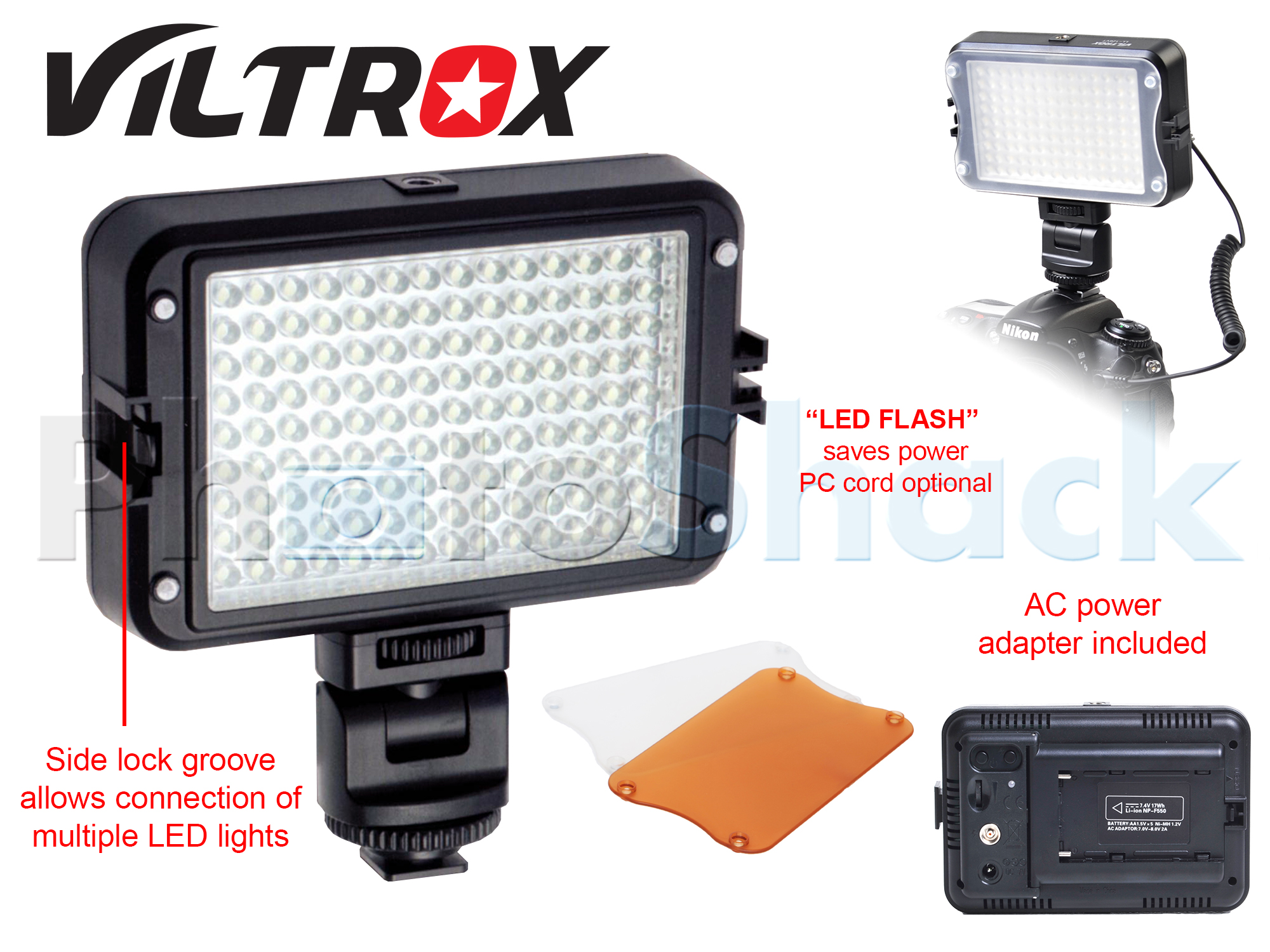 Viltrox 126 LED Video Light LL126VB Photoshack New Zealand