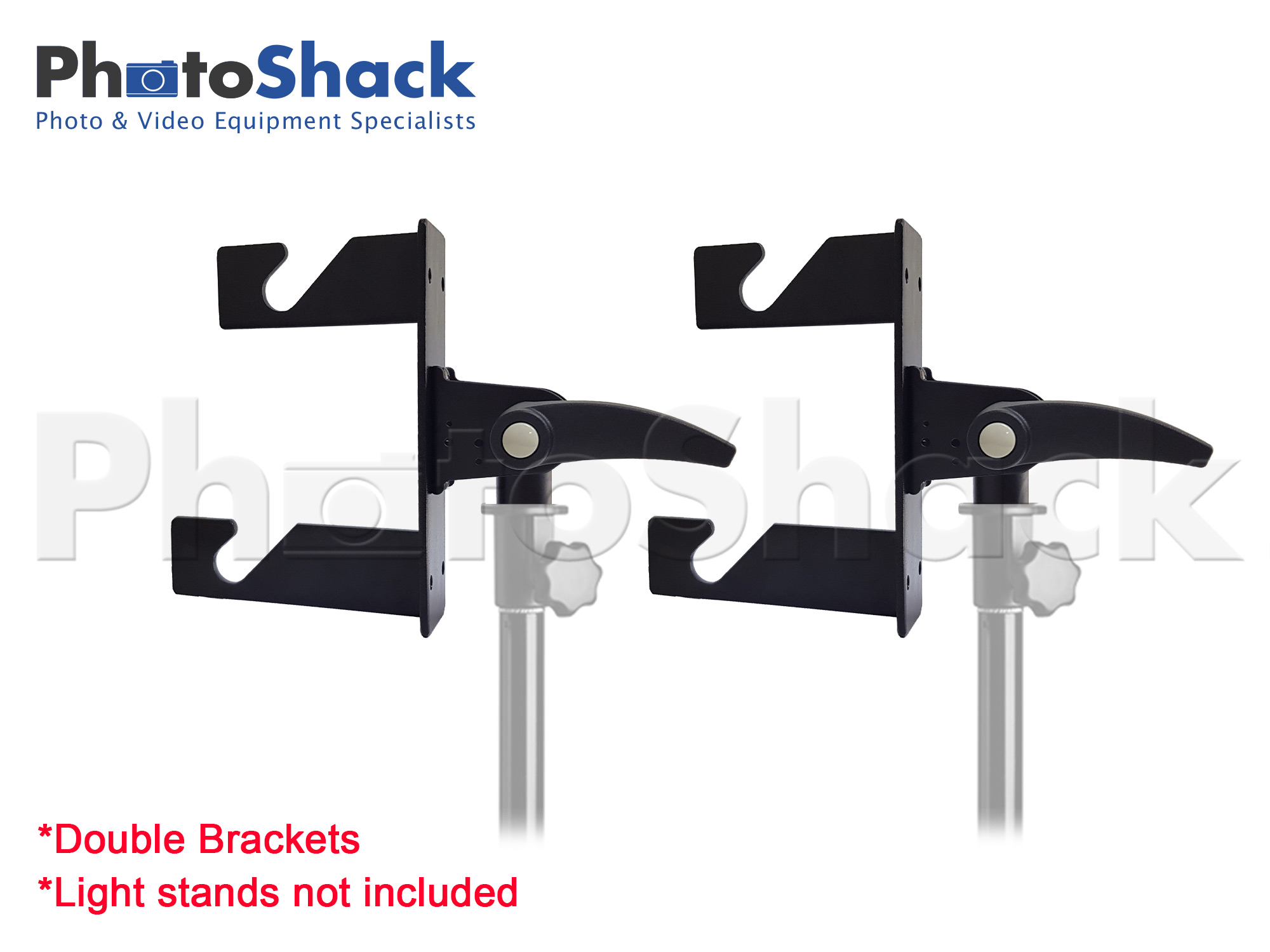 Background Roller Support System - Double bracket (holds 2)