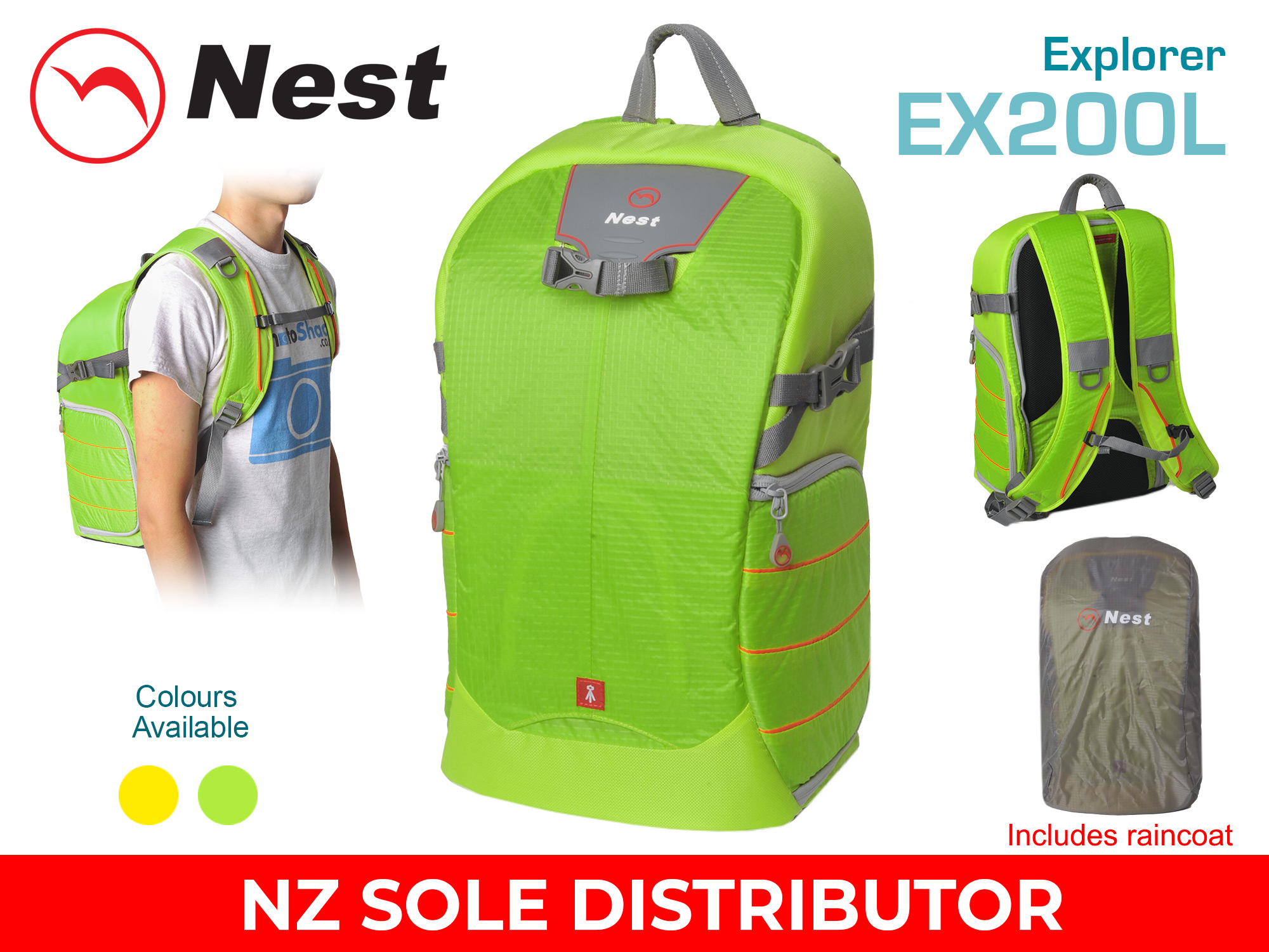 Camera Backpack - NEST EXPLORER 200L