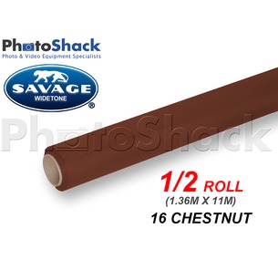 SAVAGE Paper Background Half Roll - 16 Chestnut