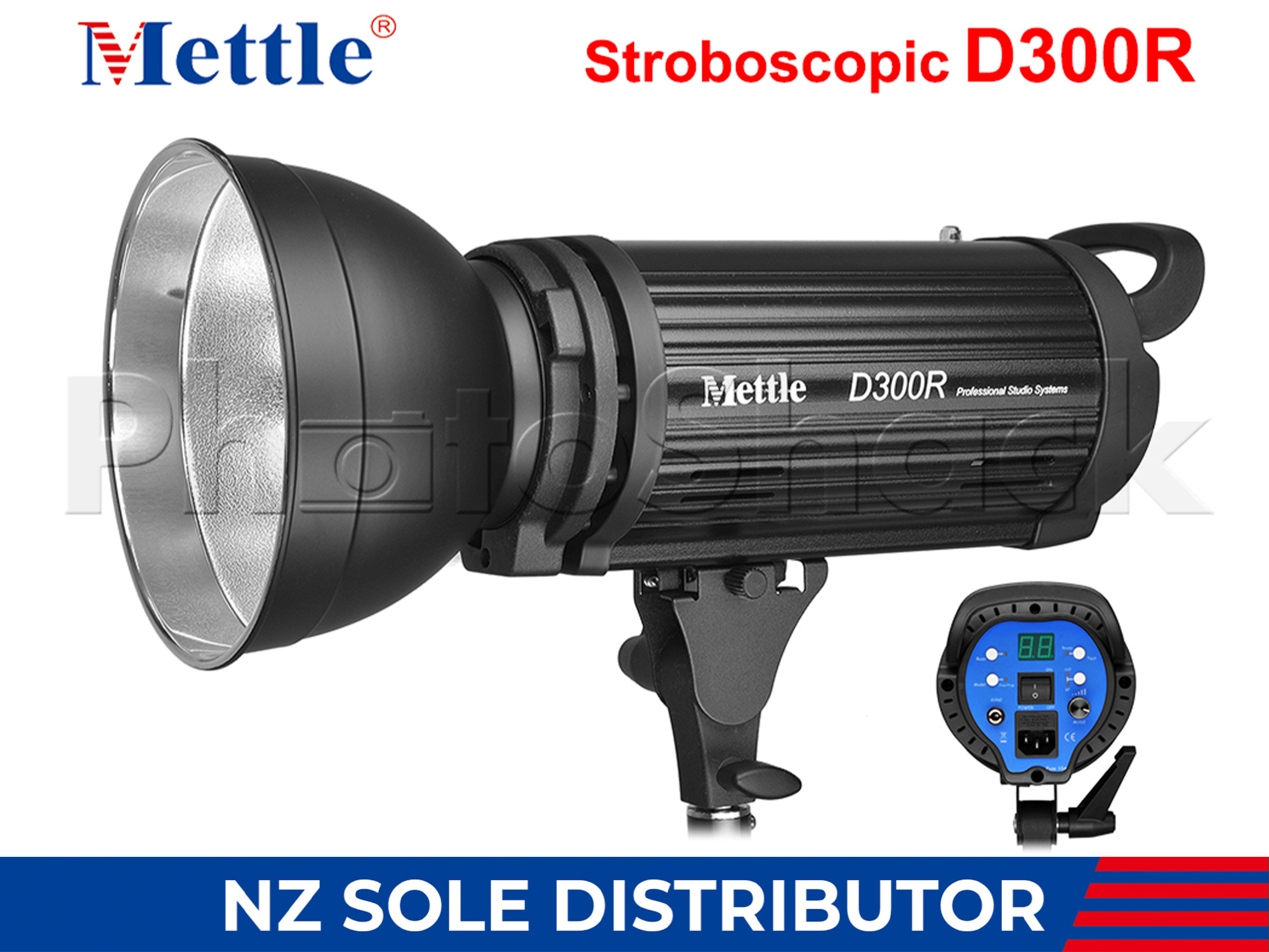 Studio Flash - 300W - Stroboscopic - Mettle D300R