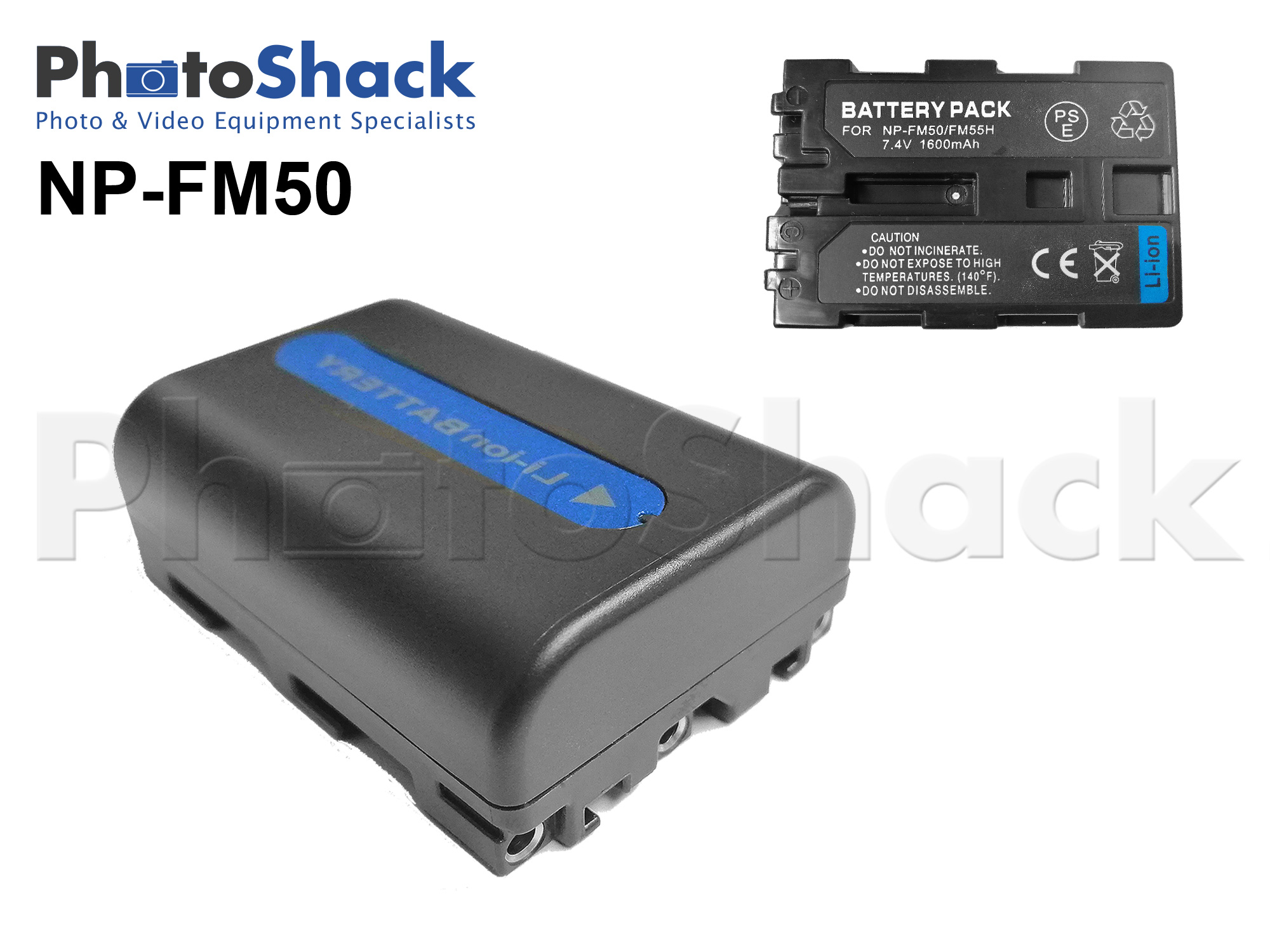 NPFM50 Rechargeable Battery for Sony