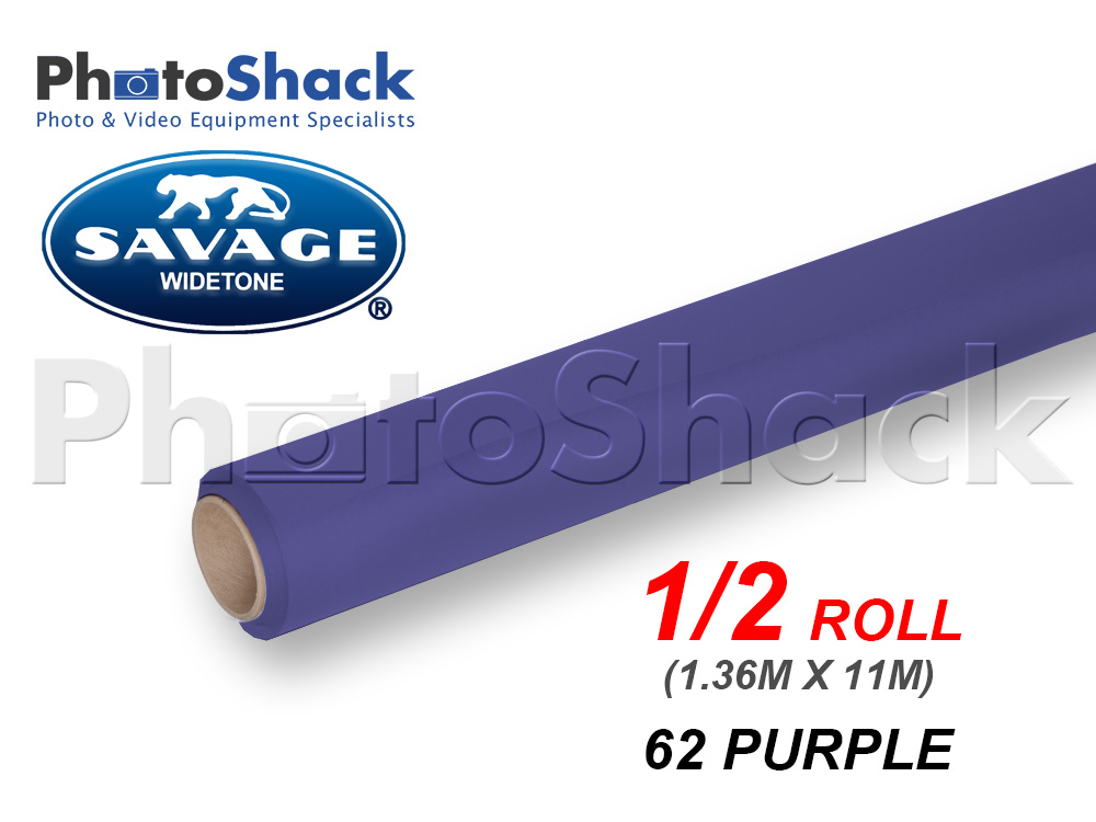 SAVAGE Paper Background Half Roll - 62 Purple