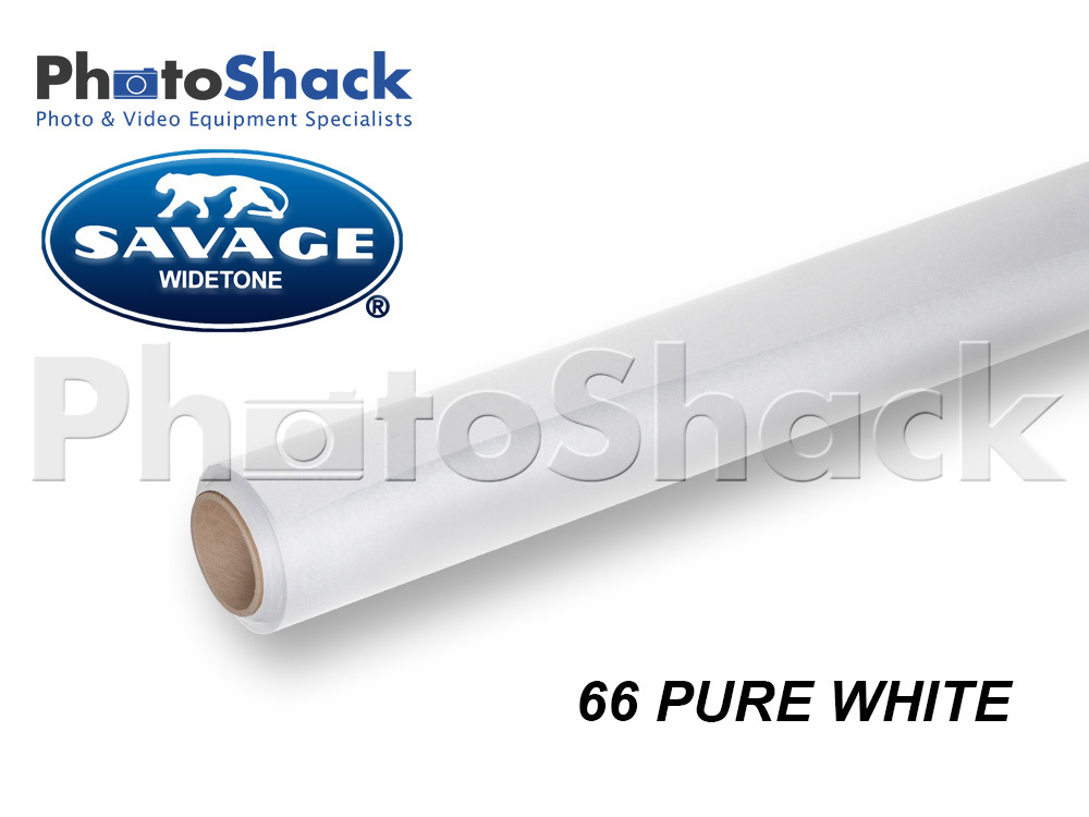 SAVAGE Paper Backdrop Roll - 66 Pure White