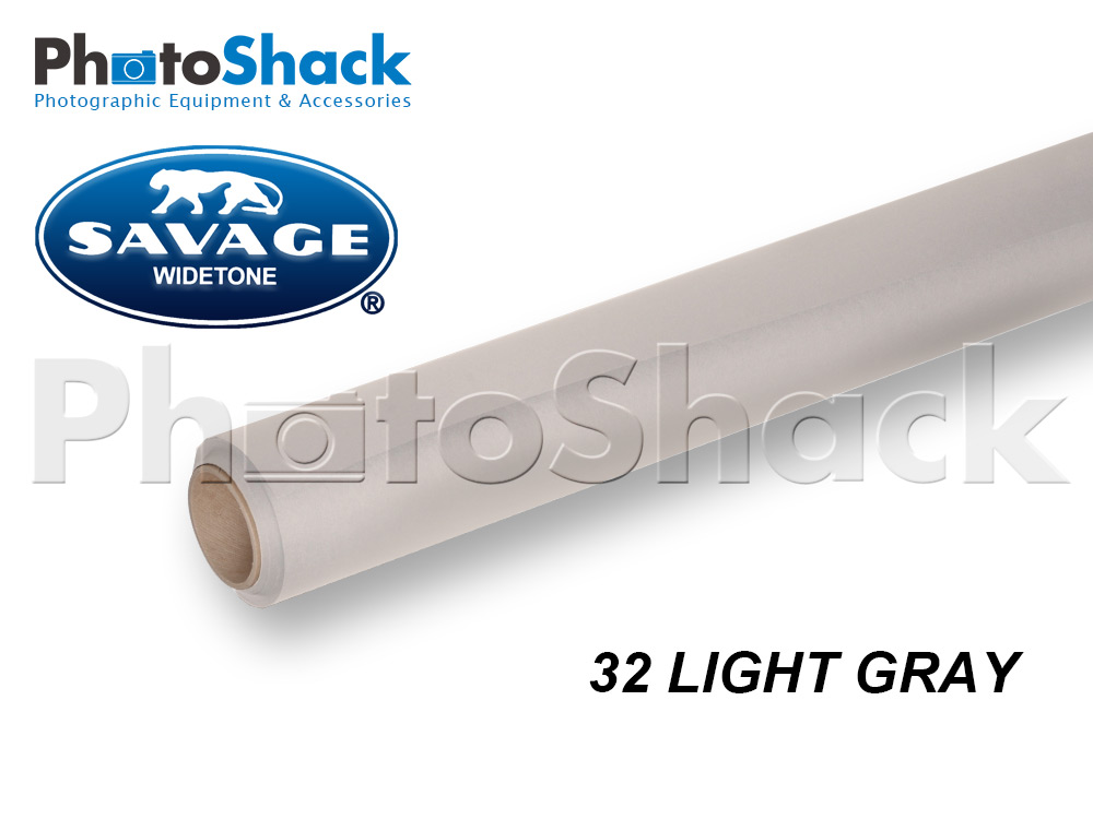 SAVAGE Paper Backdrop Roll - 32 Light Gray