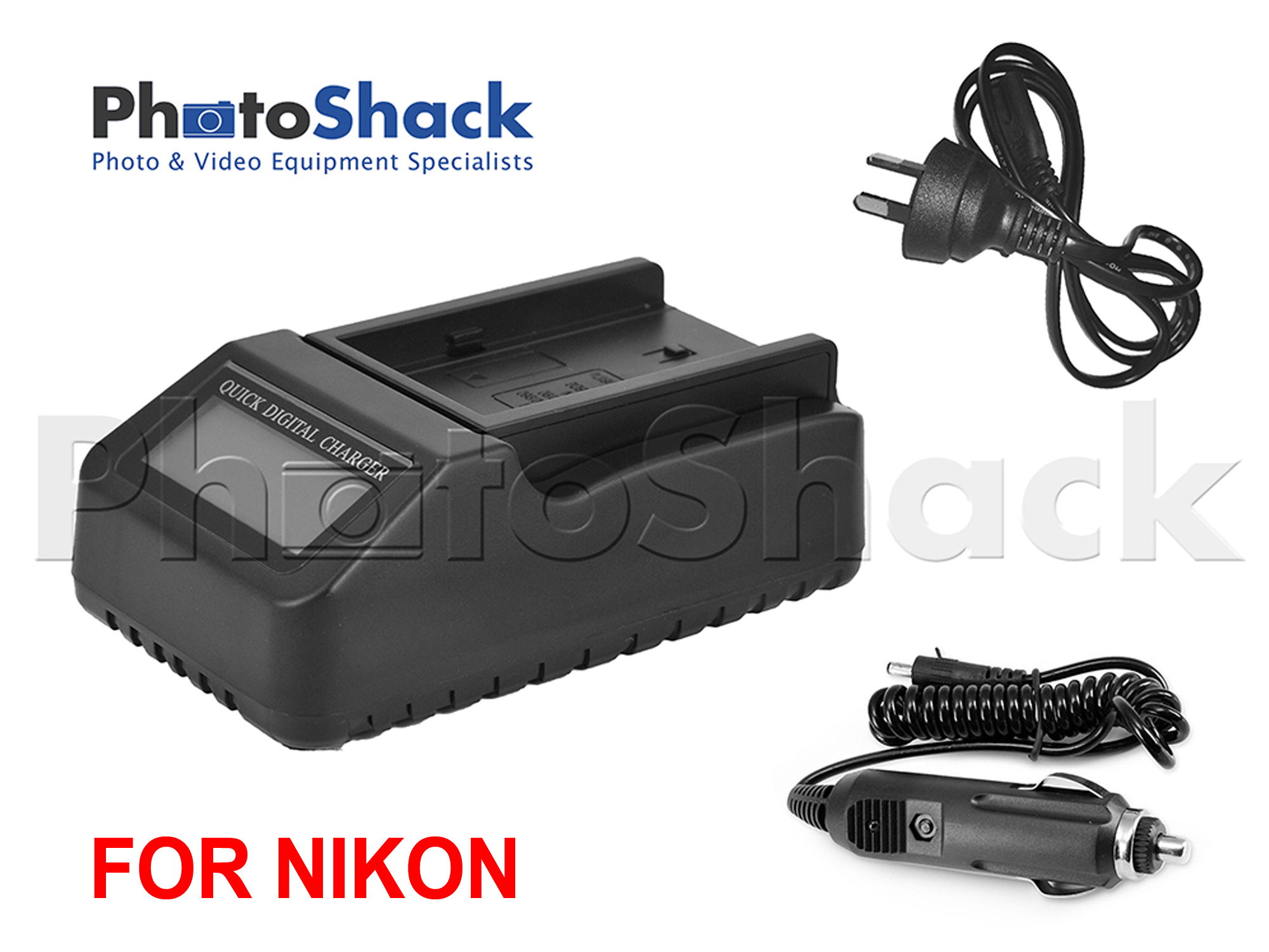 Multifunction Digital Charger with LCD Display & NZ power plug For Nikon