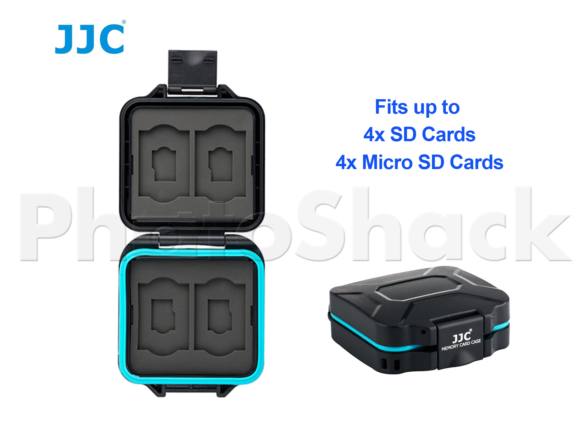 JJC Weather Resistant Memory Card Case ST8