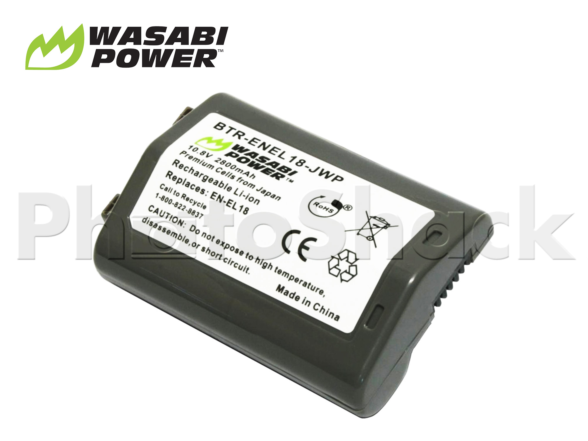 ENEL18 Battery for Nikon - Wasabi Power