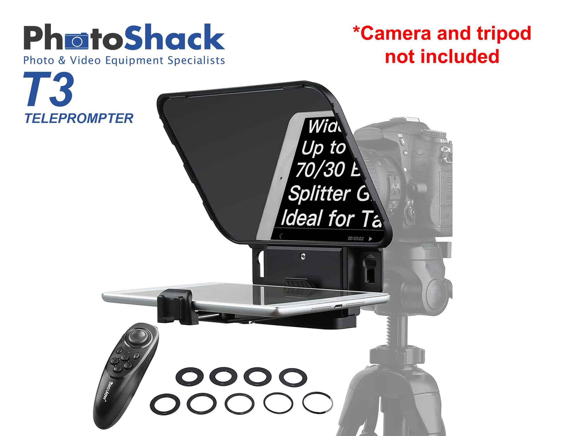 T3 Teleprompter for Smartphone/Tablet