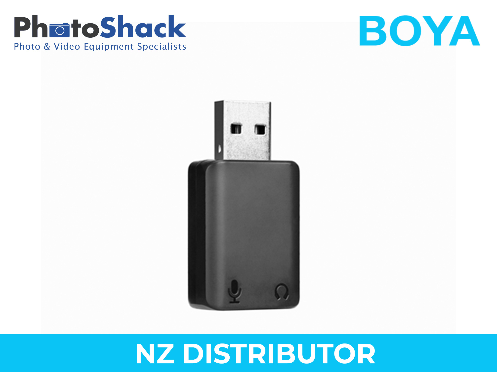 Boya 3.5mm Jack Microphone to USB Adapter