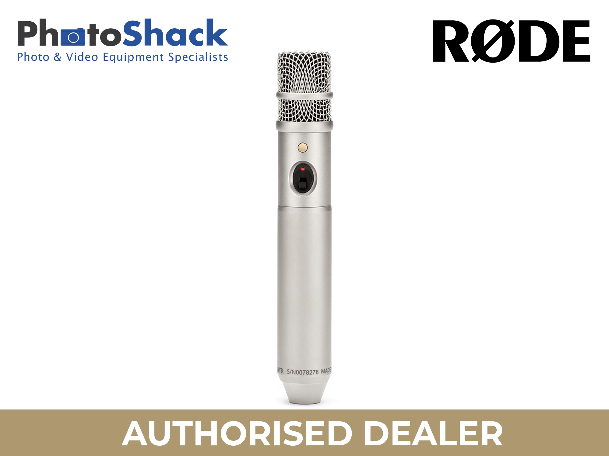 RODE NT3 3/4-inch Cardioid Condenser Microphone