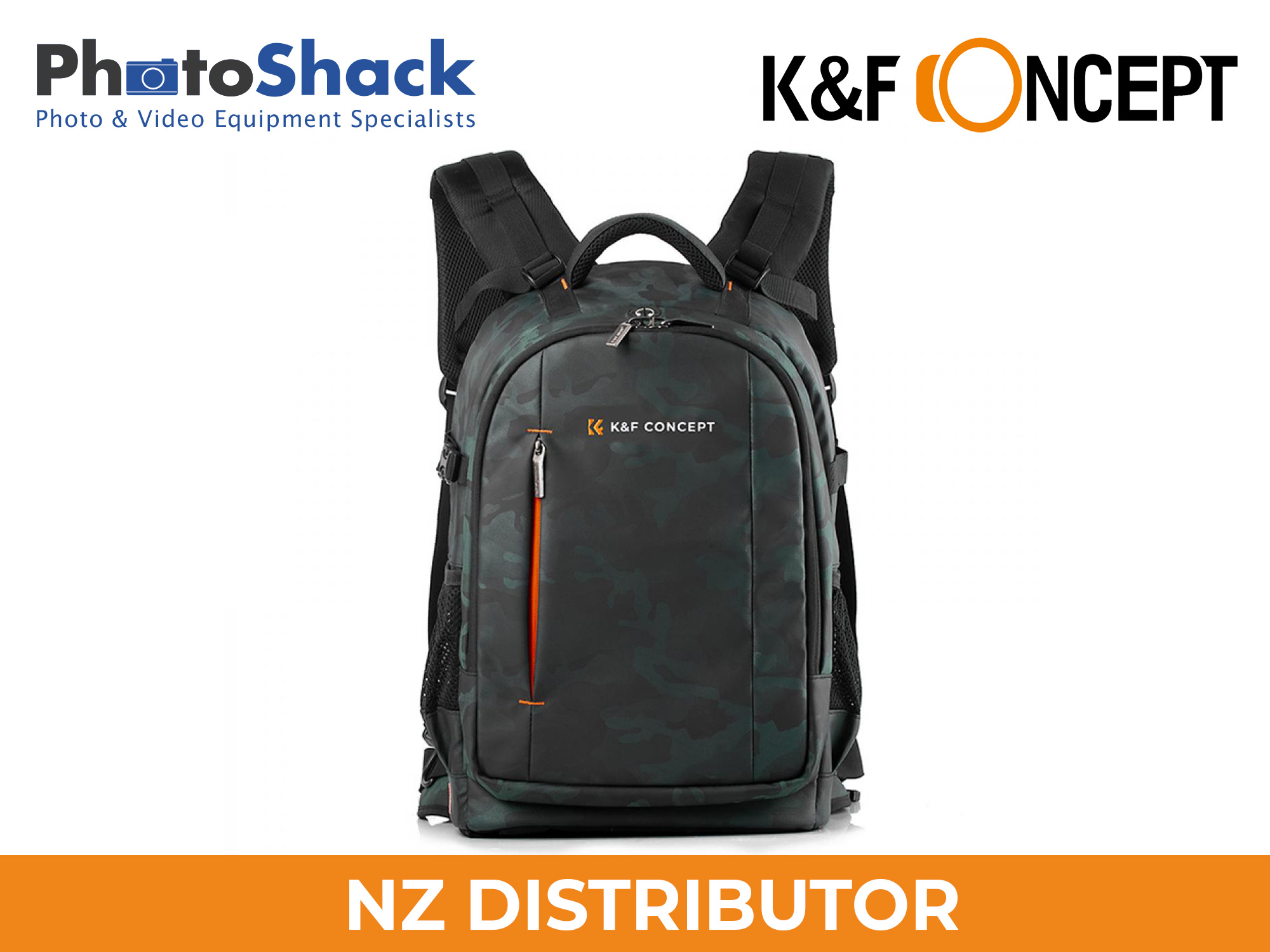 K&F Concept 23L Multifunctional Large DSLR Camera Backpack for Outdoor Travel Photography