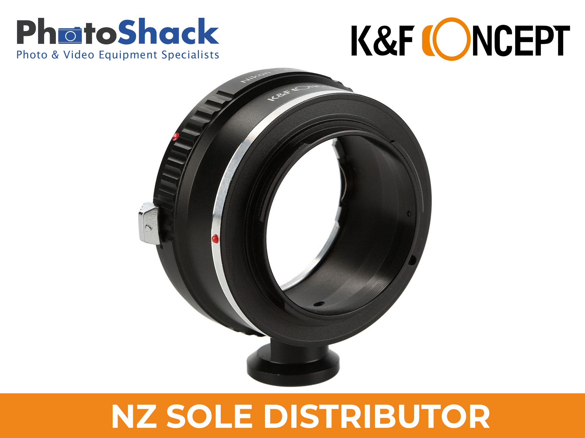 K&F Concept Nikon F Lenses to Sony E Camera Mount Adapter with Tripod Mount