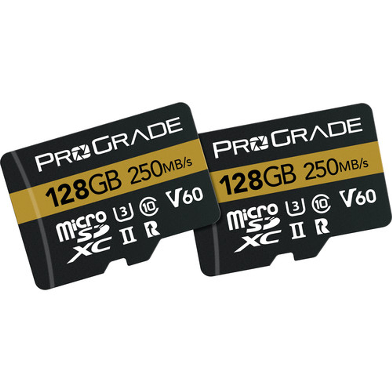 ProGrade Digital 128GB UHS-II microSDXC Memory Card with SD Adapter - 2 PACK