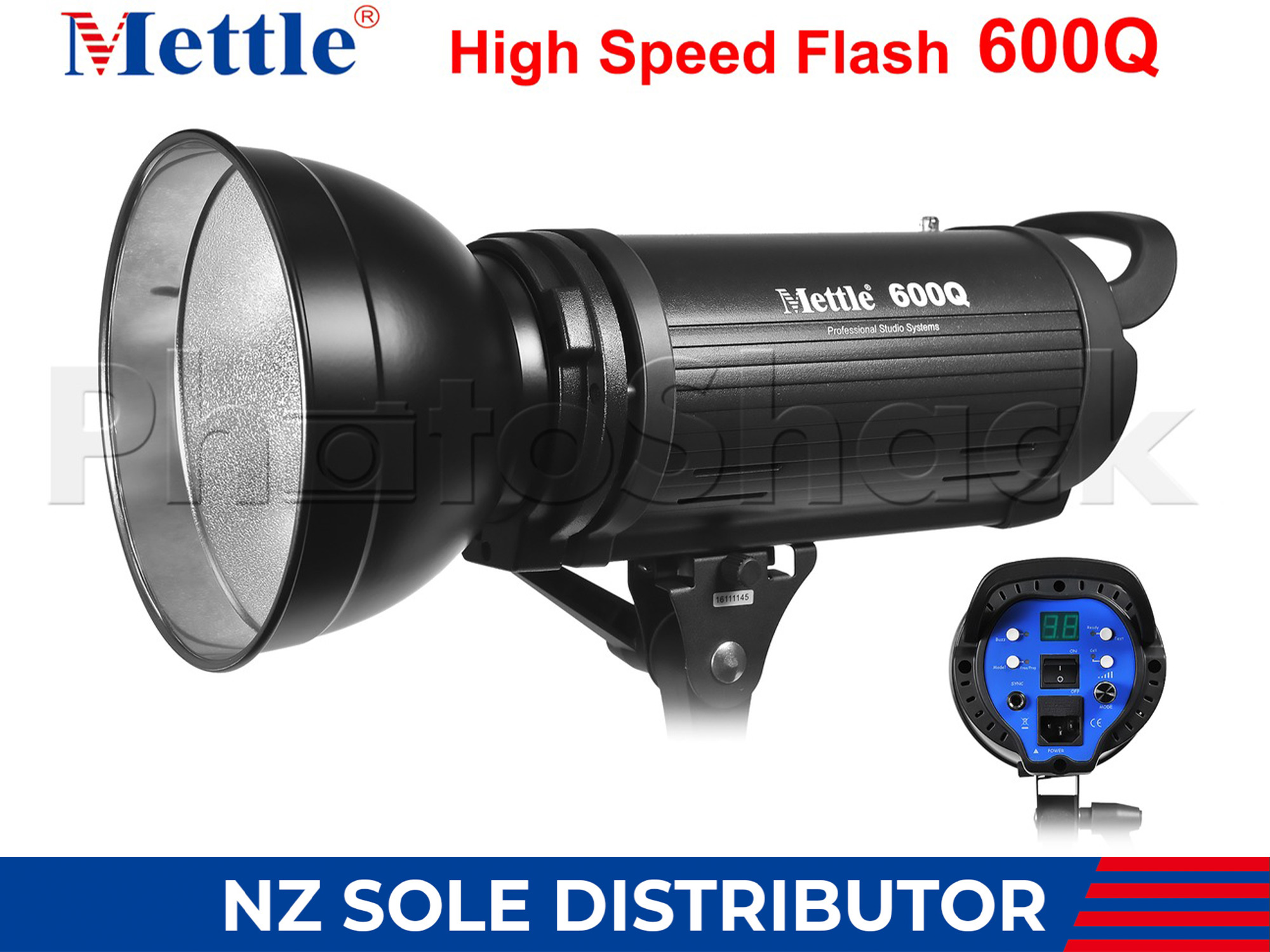 Studio Flash - 600W - High Speed - Mettle 600Q