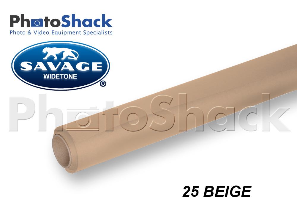 SAVAGE Paper Backdrop Roll - 25 Beige