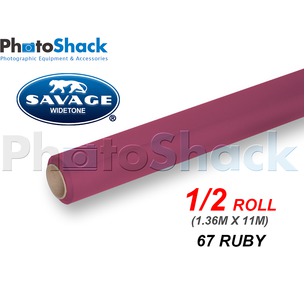 SAVAGE Paper Backdrop Half Roll - 67 Ruby
