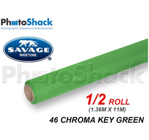 SAVAGE Paper Backdrop Half Roll - 46 Chroma Key Green
