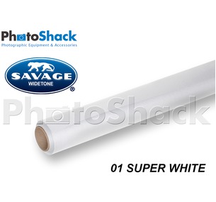 SAVAGE Paper Background Roll - 01 Super White