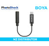 Boya 3.5mm Female TRS to Male TYPE-C adapter cable (6cm)