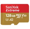 SanDisk 128GB Extreme 190MB/s microSDXC Memory Card with SD Adapter