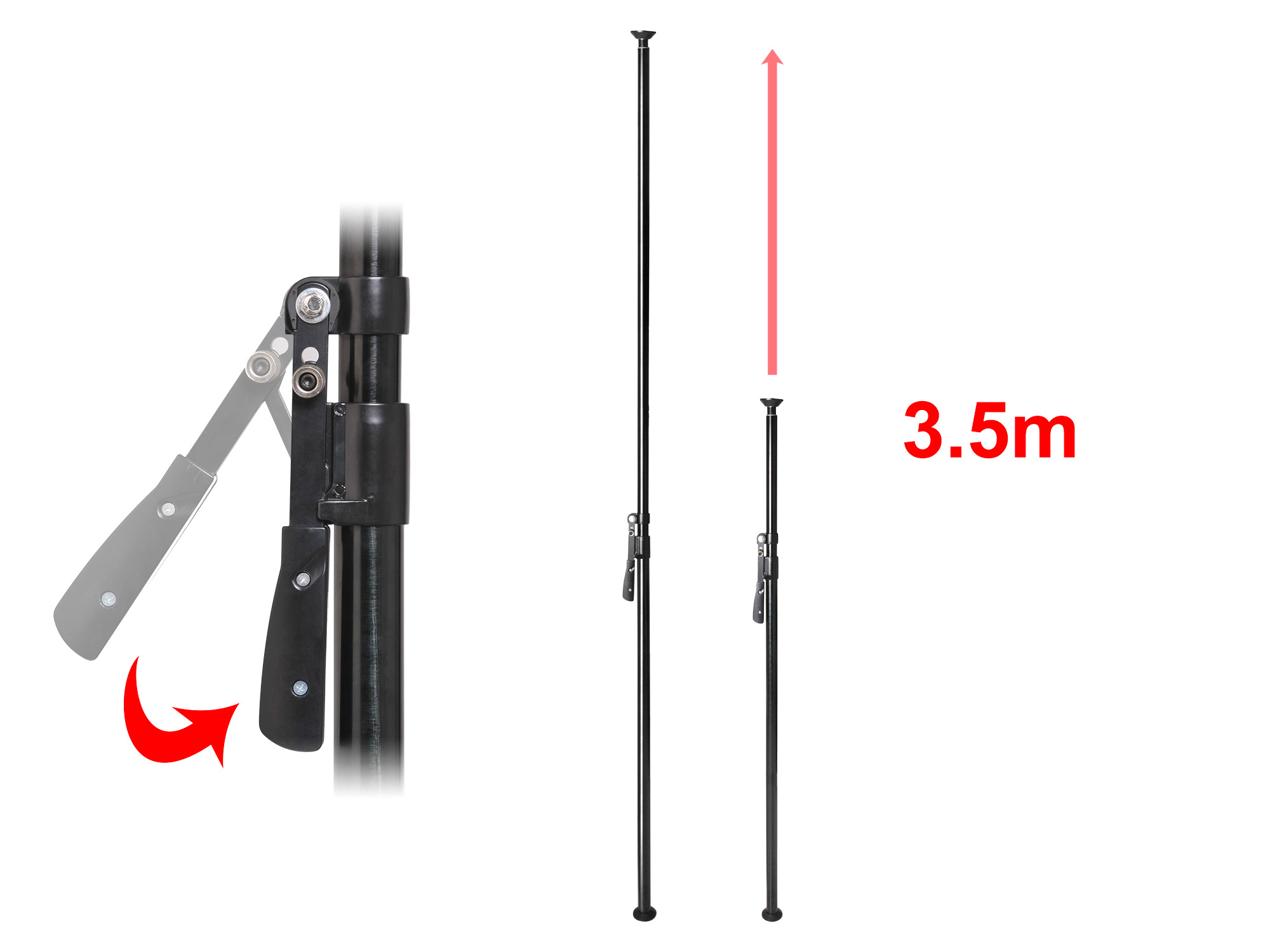 Auto Pole (single) - Telescopic