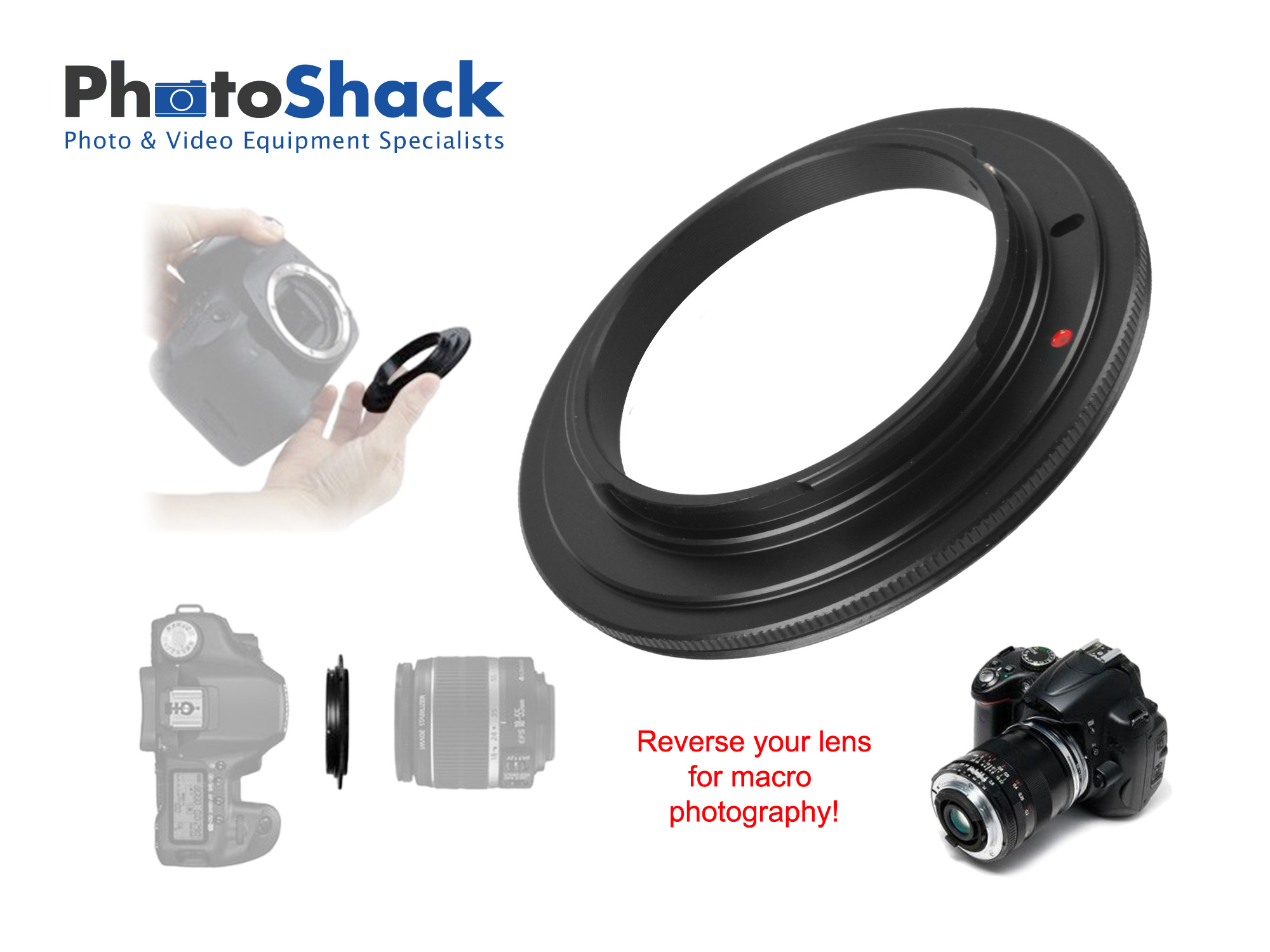 Macro Reverse Ring for Canon EOS mount