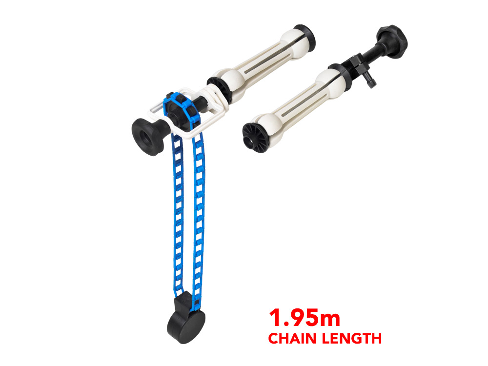 Background Roll Bracket - Single Hook Set with Roller Chains