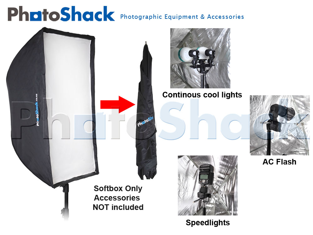 Continuous Cool Light Set (Equiv 1700W) with Collapsible Softboxes