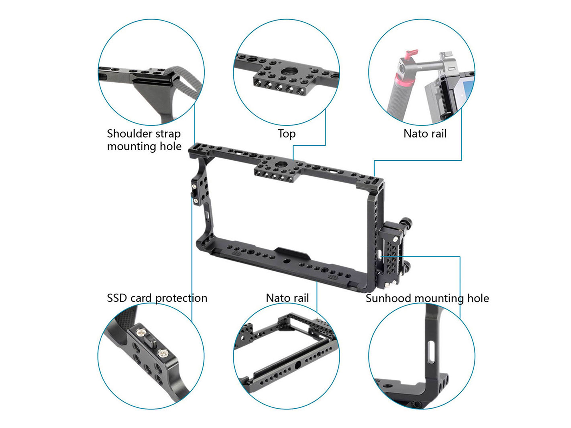SMALLRIG Atomos Shogun and Ninja Assassin Monitor Cage