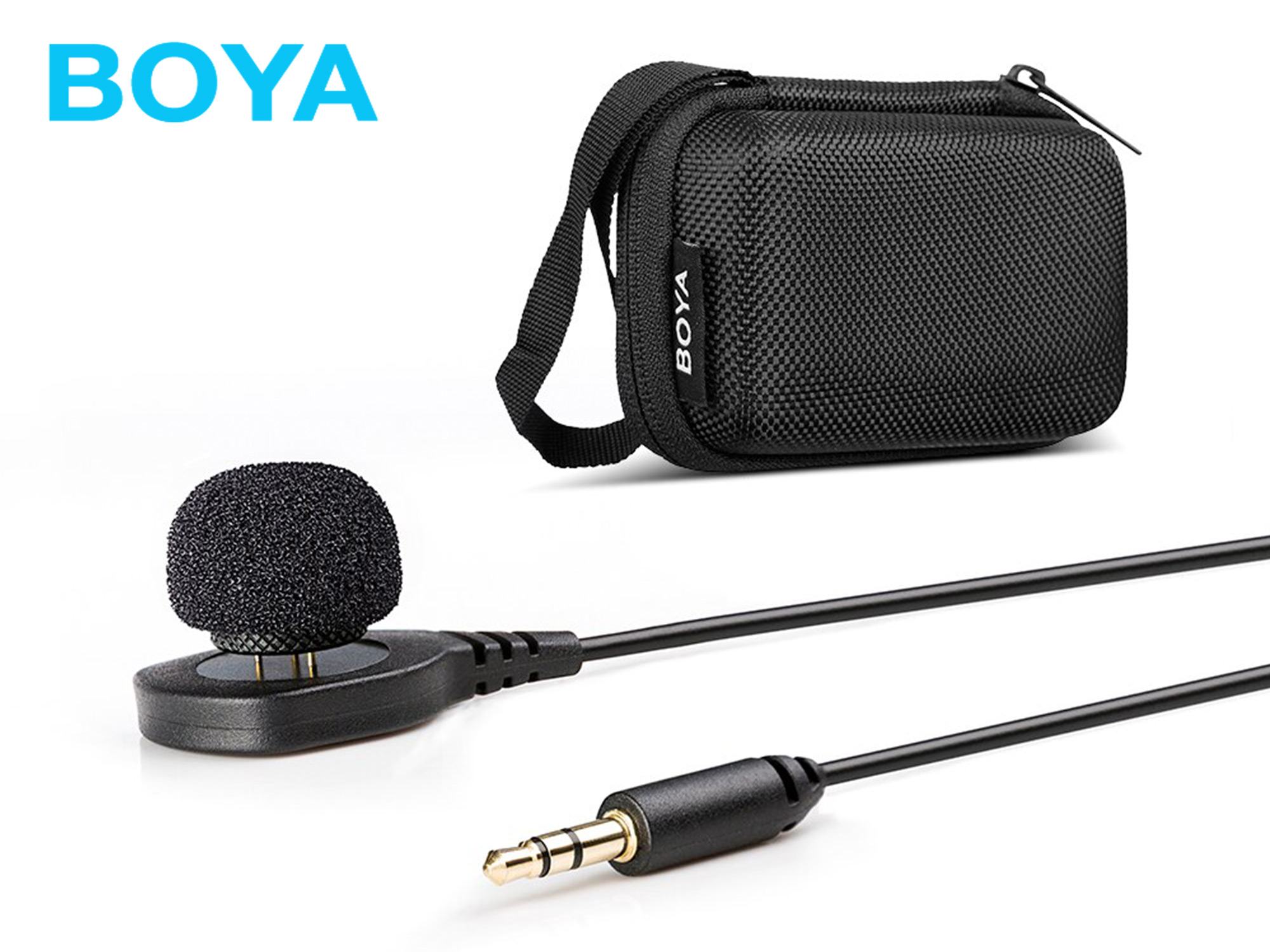 BOYA BY-HLM1 Wearable Pin Microphone Omnidirectional Condenser Lavalier