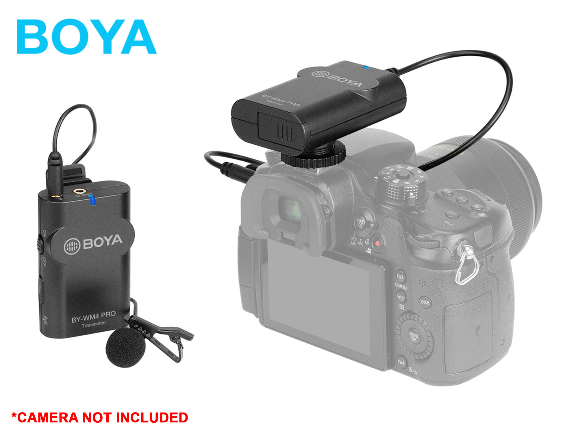 Boya BY-WM4 PRO Dual-Channel Digital Wireless Microphone System