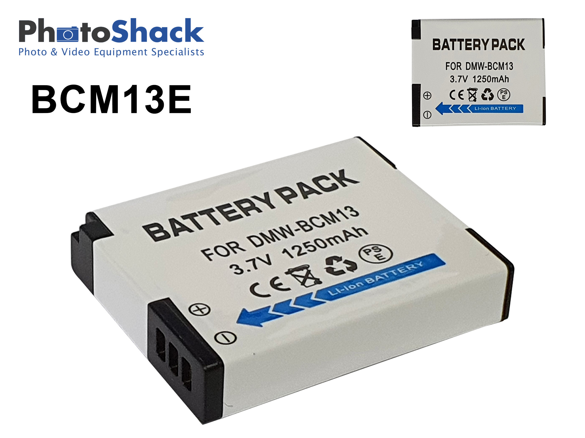 DMW-BCM13 Battery for Panasonic Cameras - 1250mAh