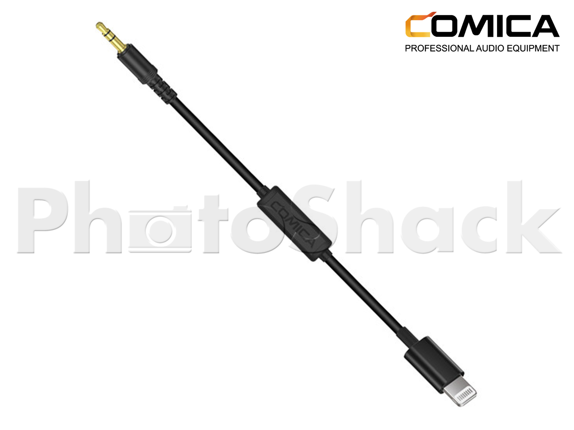 Comica Audio 3.5mm TRS to Lightning Connector for iPhone & Apple Devices