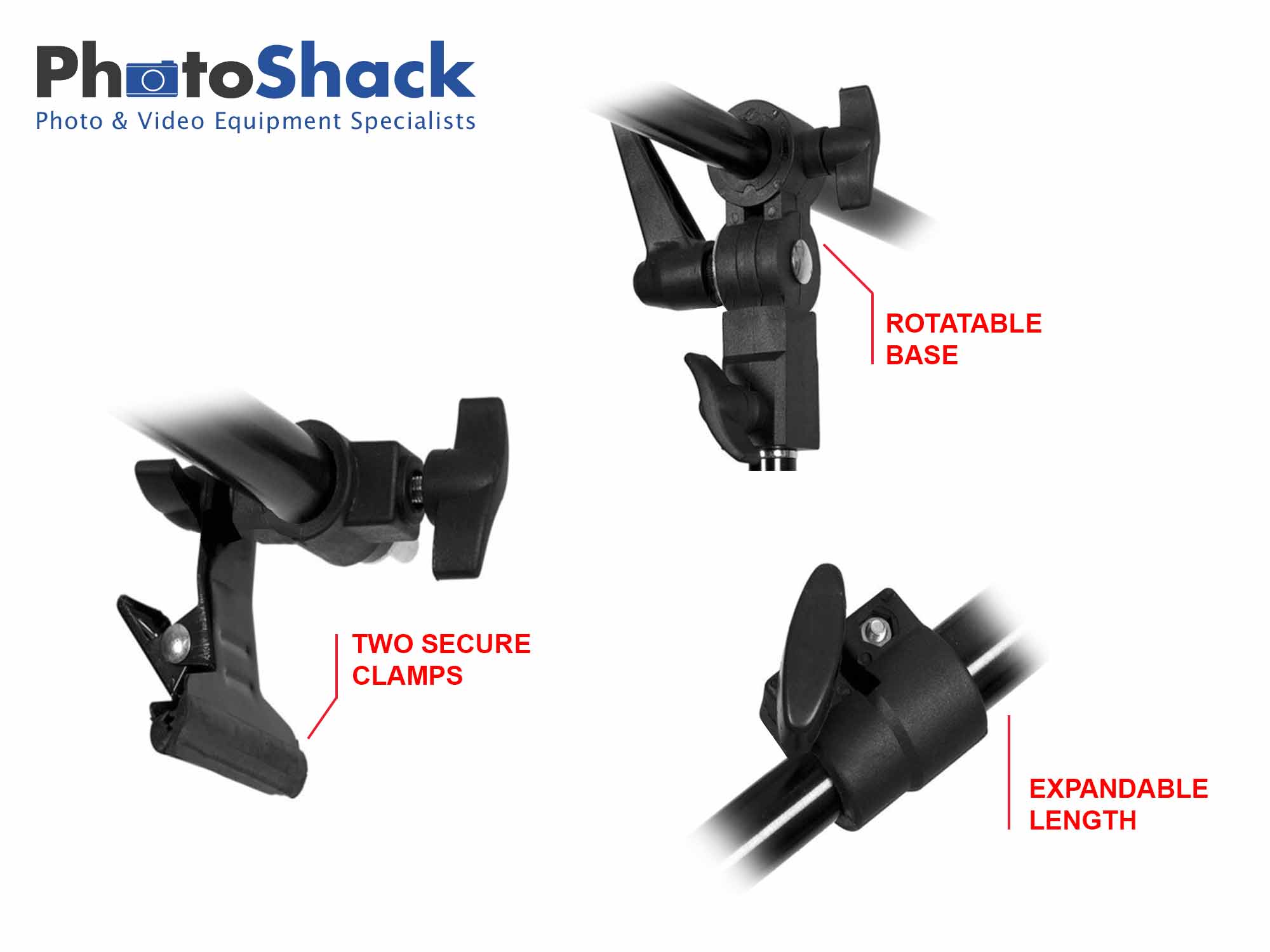 Collapsible Background + Boom Stand Set