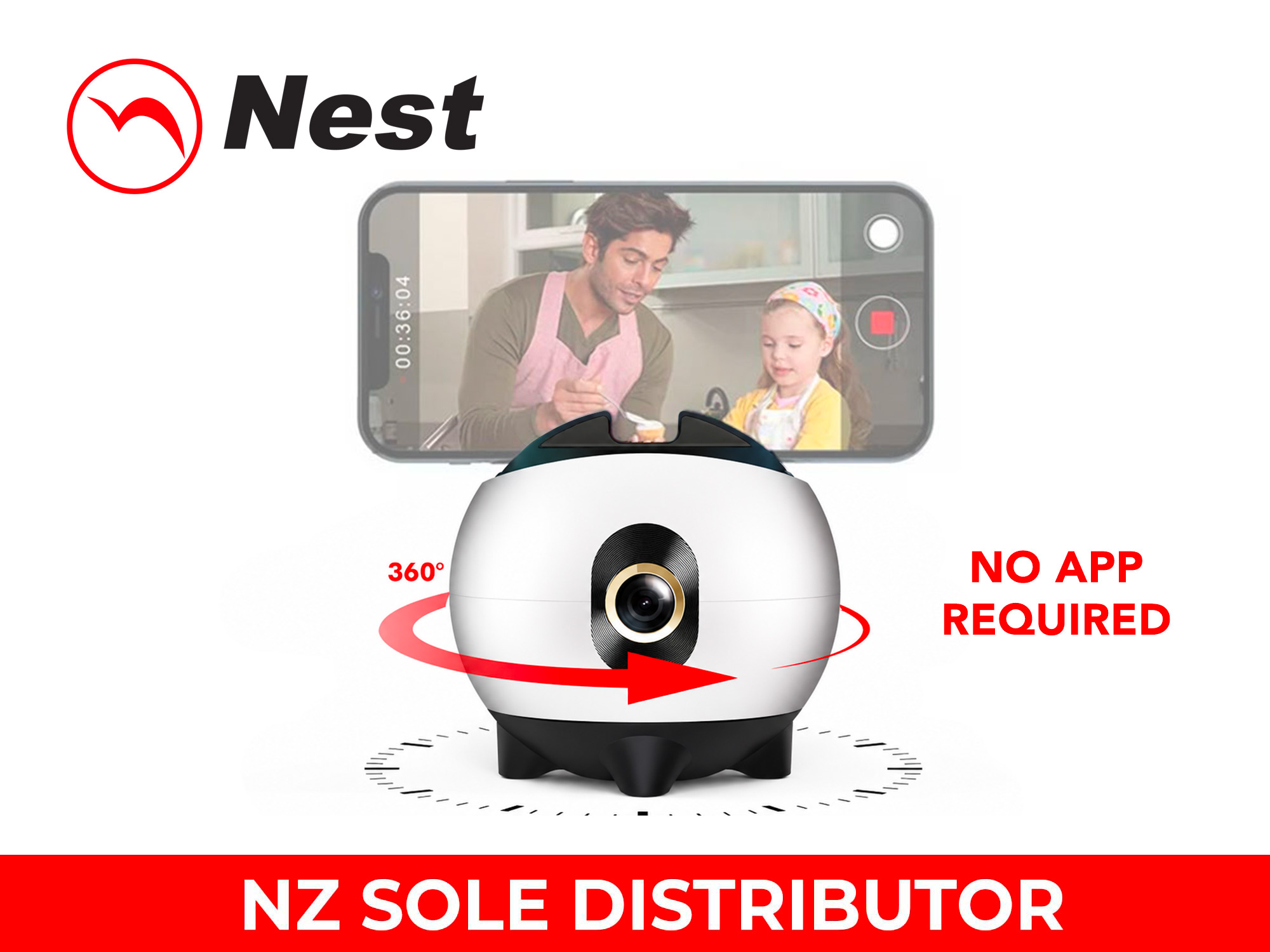 Nest 360° Smartphone Tracker NT-WI634
