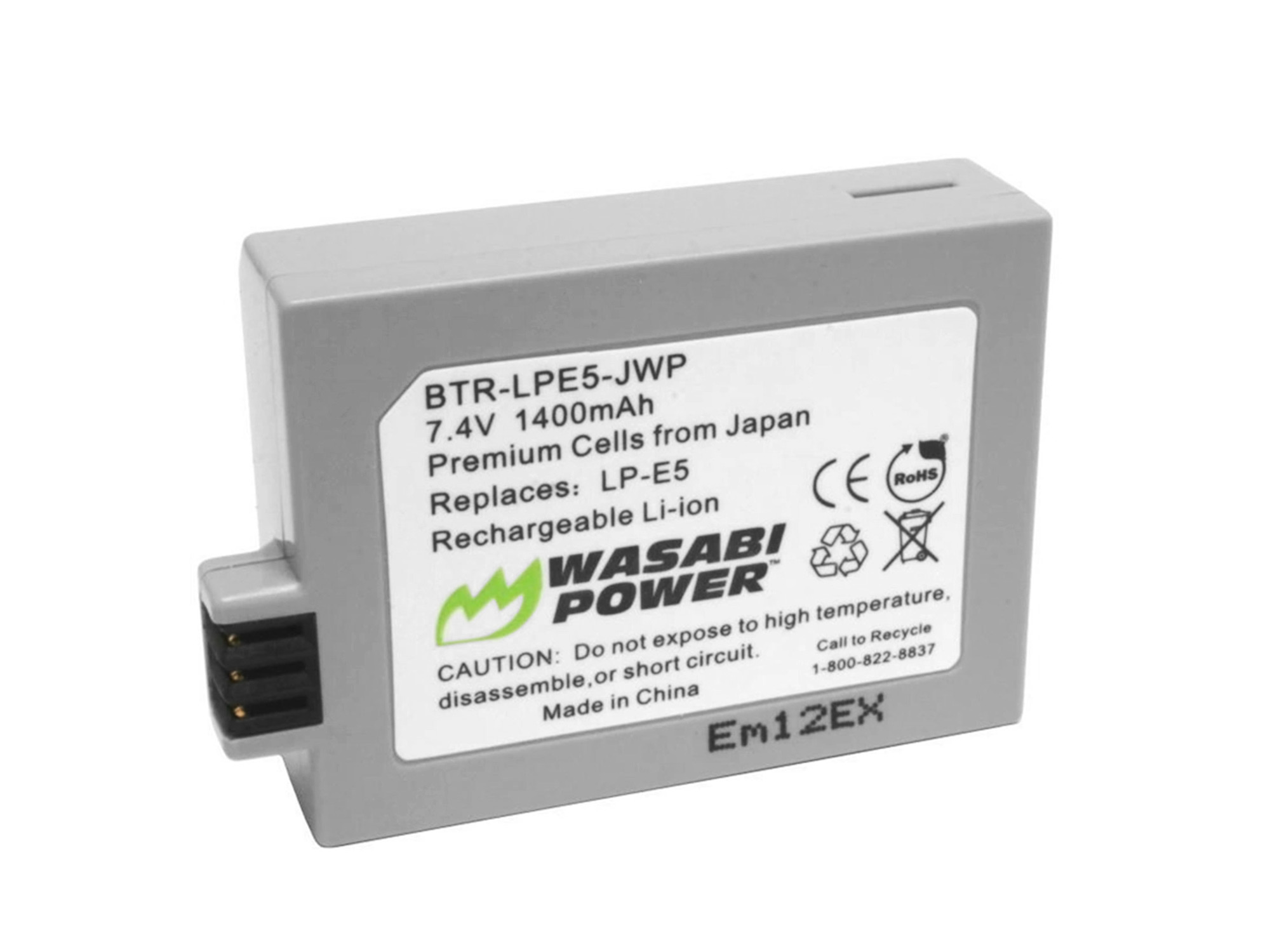 LP-E5 Battery for Canon - Wasabi Power