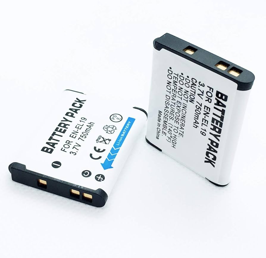 ENEL19 Rechargeable Battery for Nikon Cameras