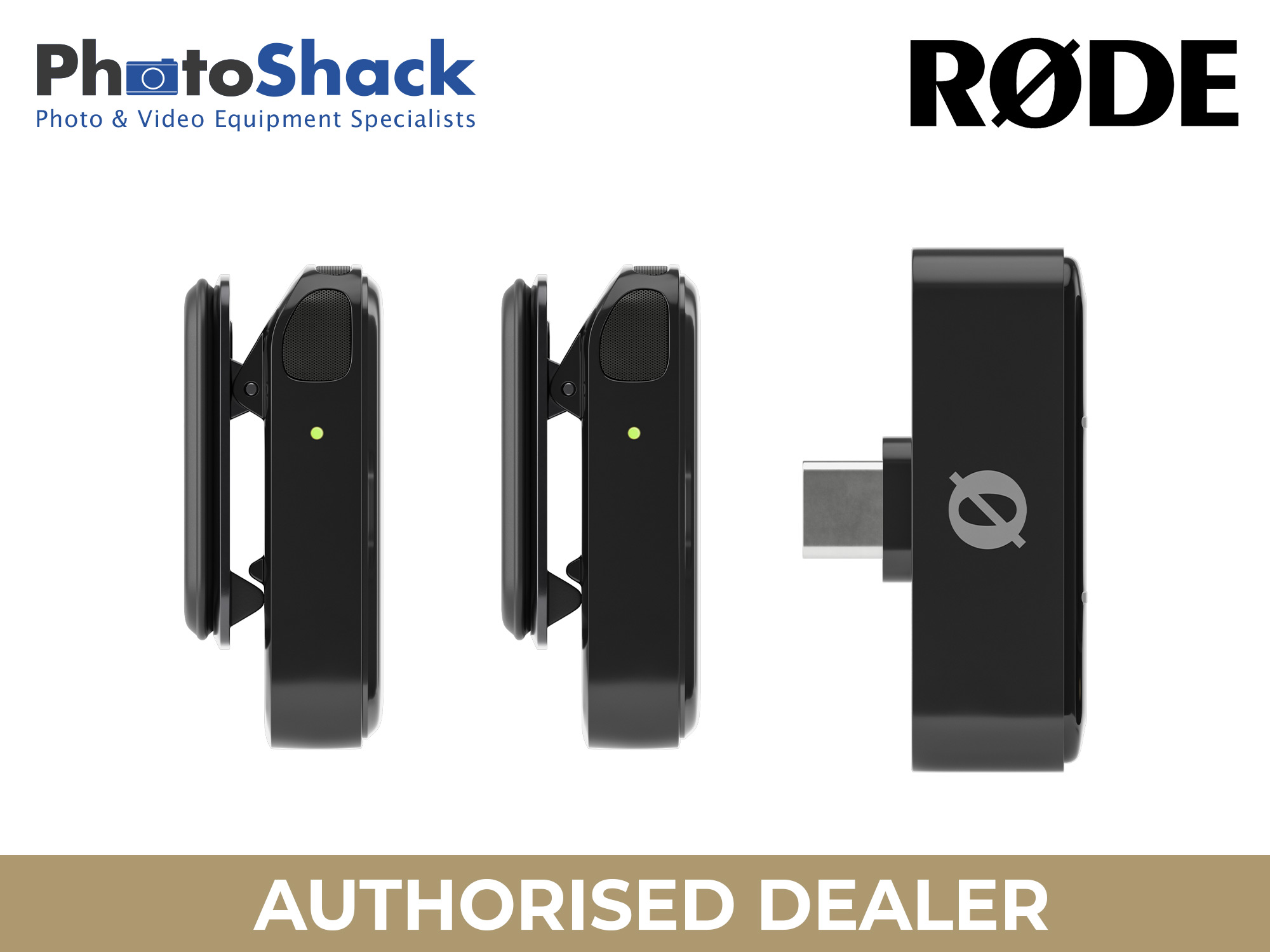 RODE WIME Micro Compact Wireless Microphone Audio System For USB-C - Black