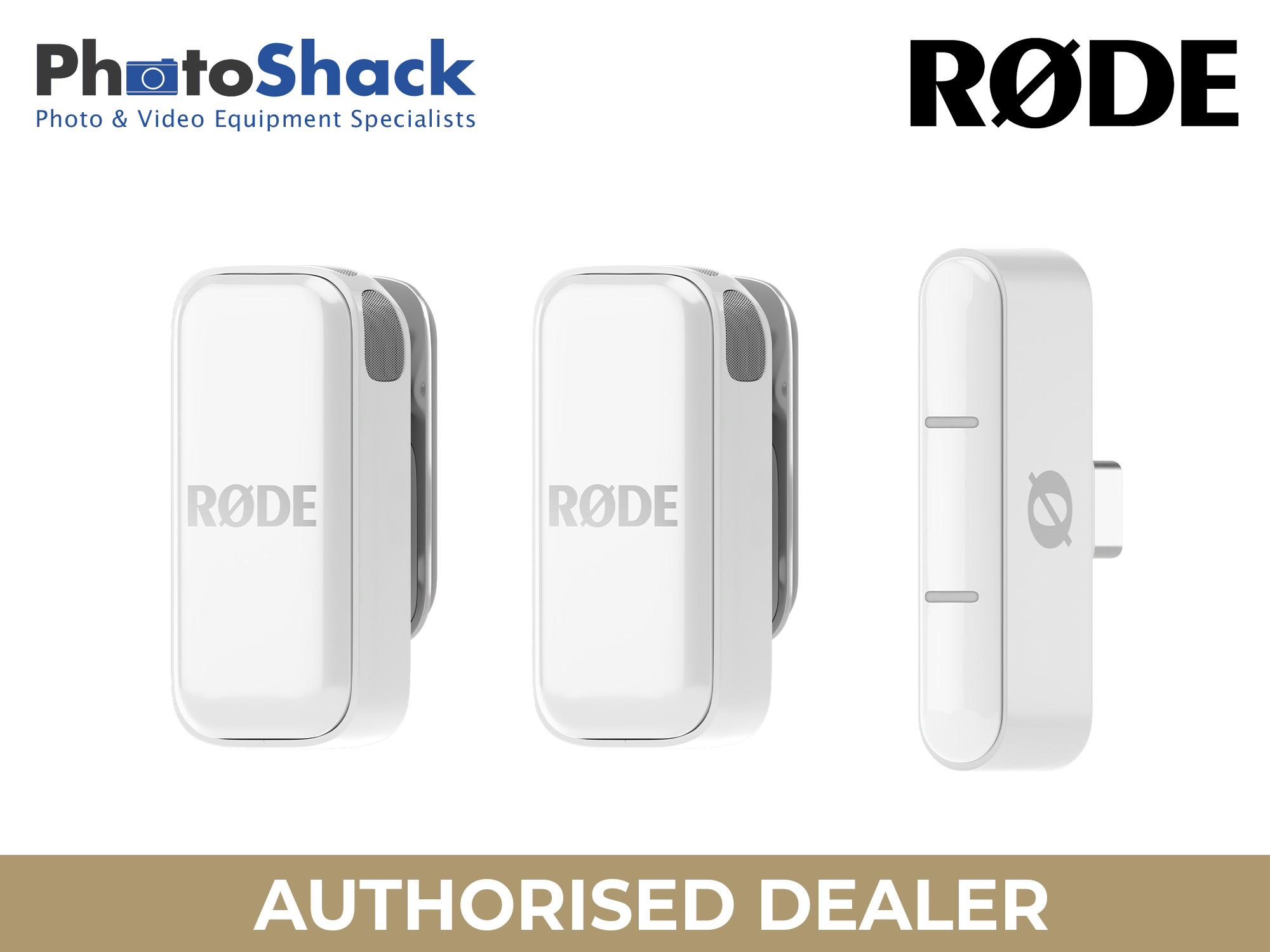 RODE WIME Micro Compact Wireless Microphone Audio System For USB-C - White