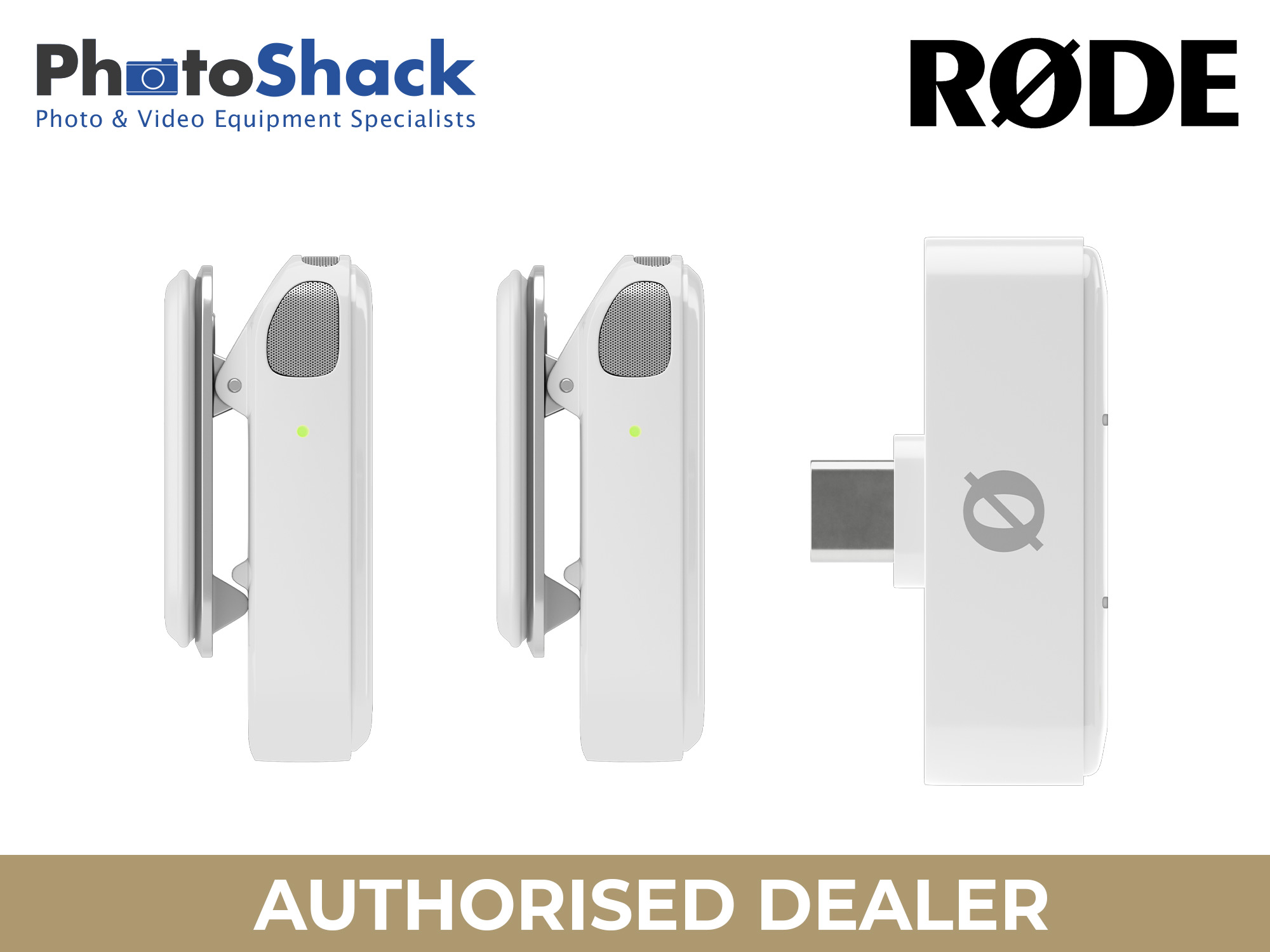 RODE WIME Micro Compact Wireless Microphone Audio System For USB-C - White