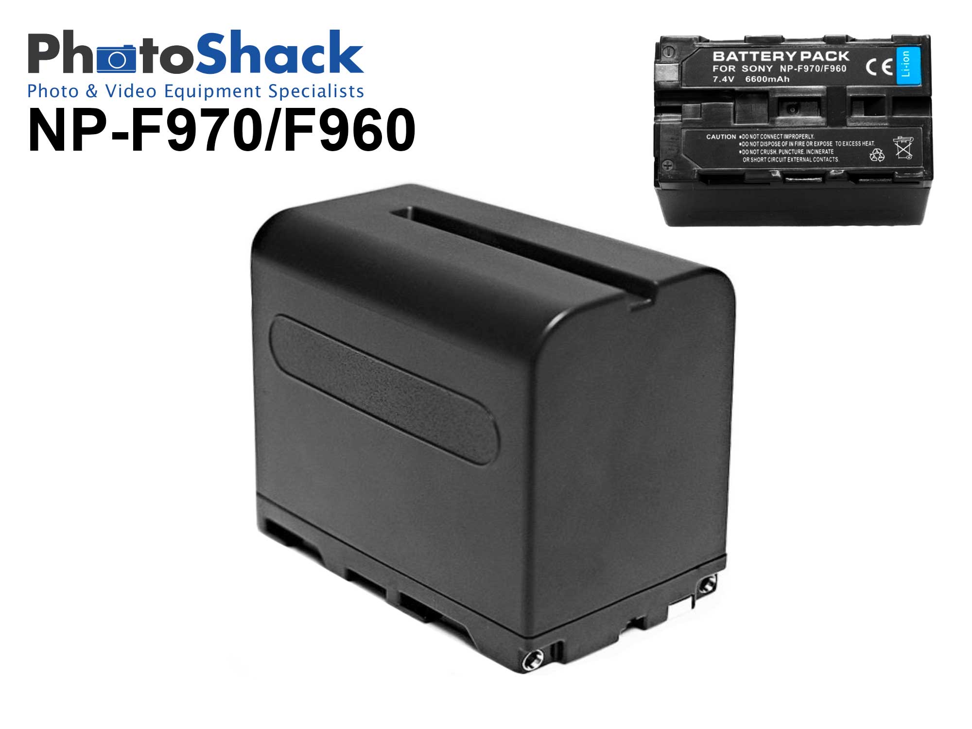 NP-F970/F960 Rechargeable Lithium Ion Battery