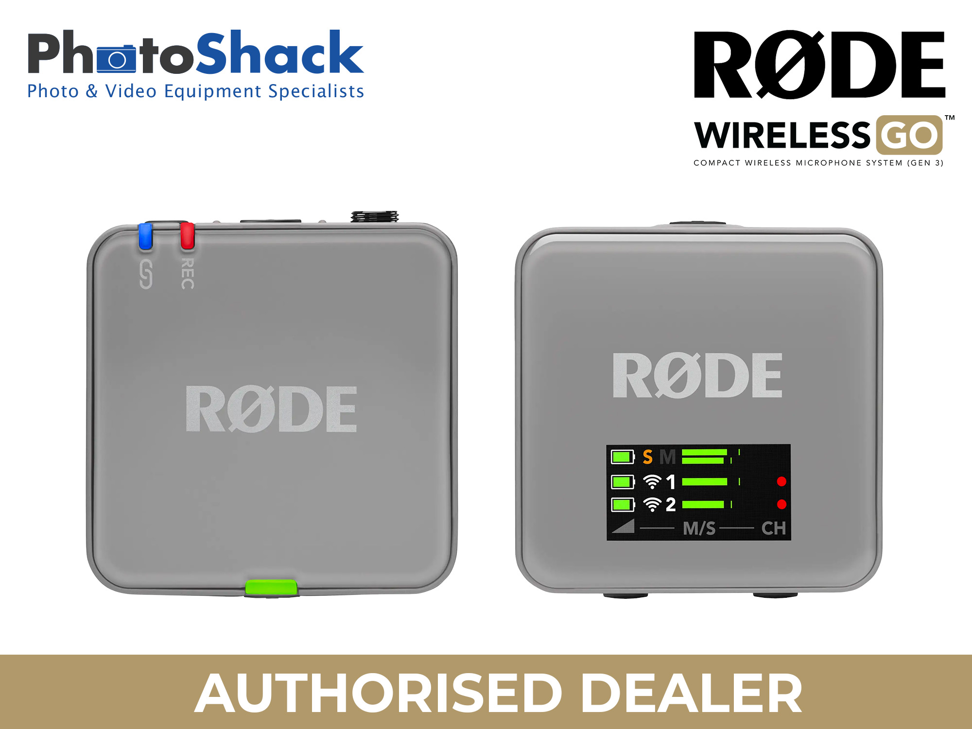 RODE Wireless Go (Gen 3) - Stone Grey