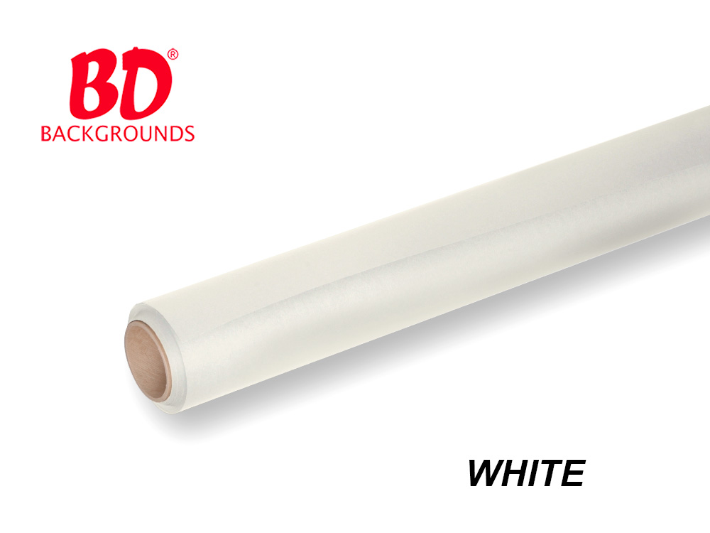 BD Paper Background Roll - 134 White