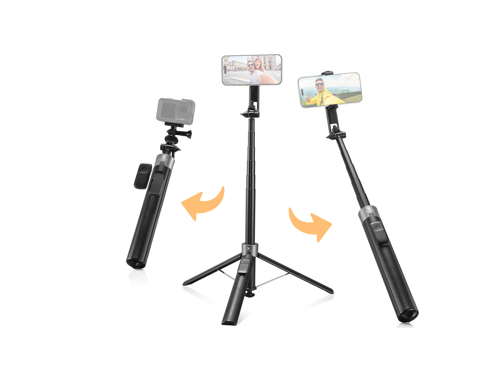 K&F Concept 1.8m Magnetic Smartphone Tripod
