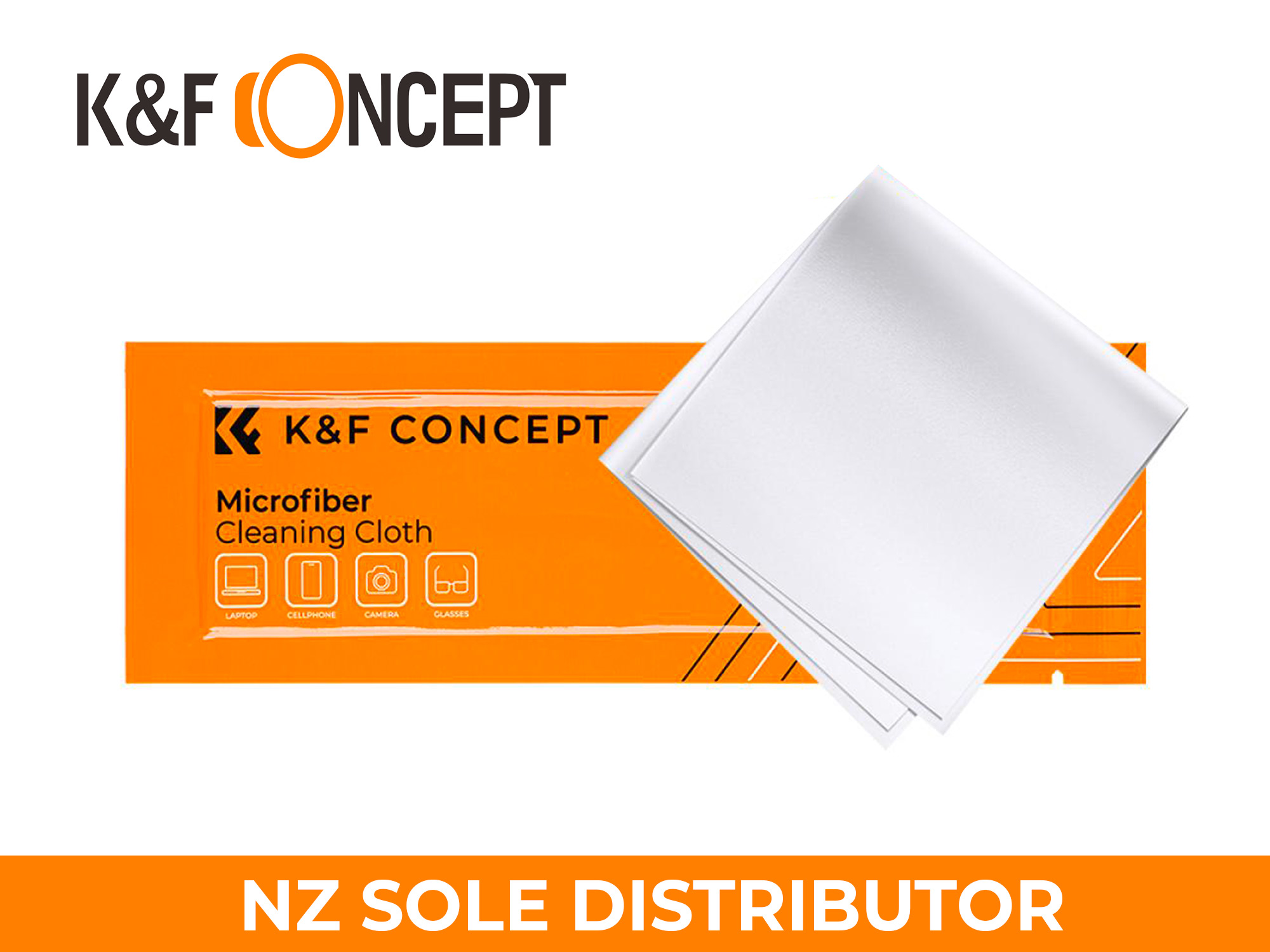 K&F Concept Microfiber Cleaning Cloth 15x15cm