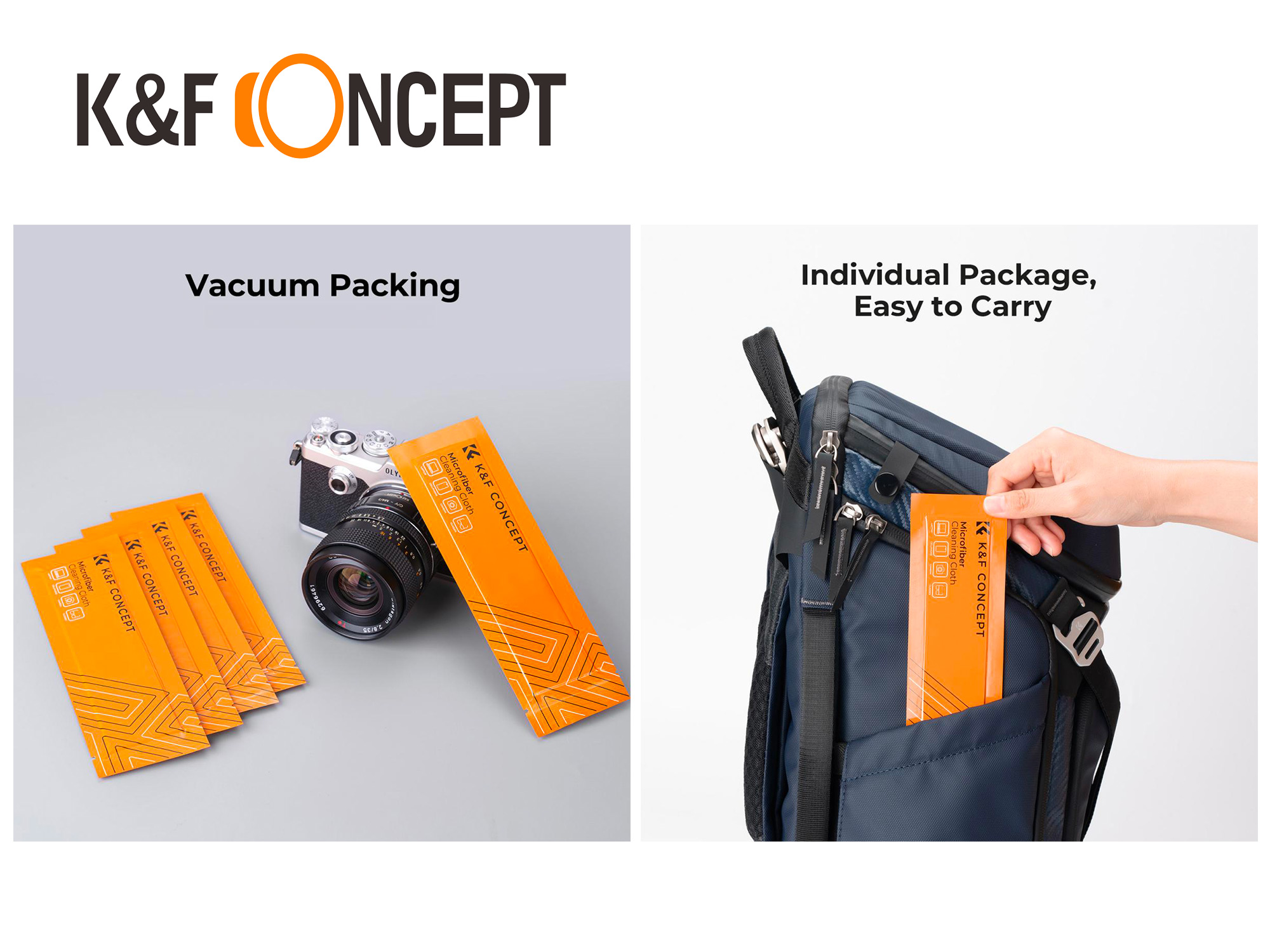 K&F Concept Microfiber Cleaning Cloth 15x15cm