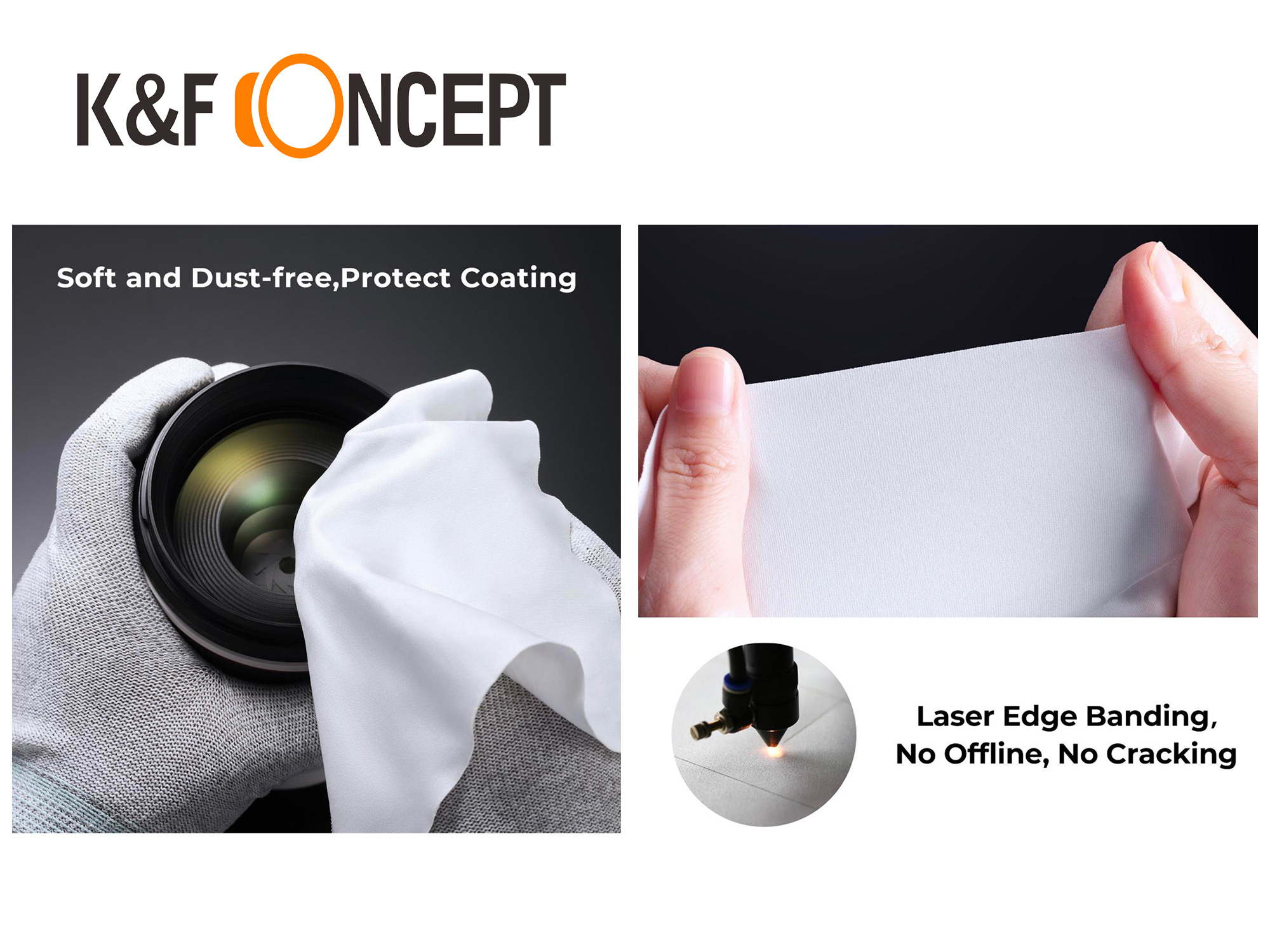 K&F Concept Microfiber Cleaning Cloth 15x15cm