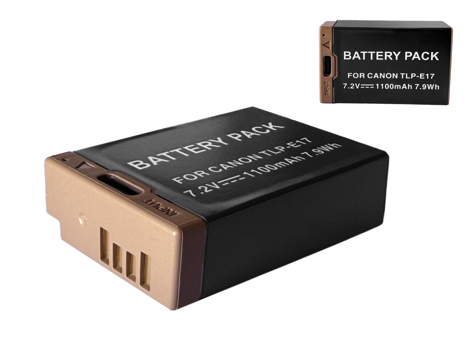 Canon LP-E17 Replacement Battery - Built-in USB Charging